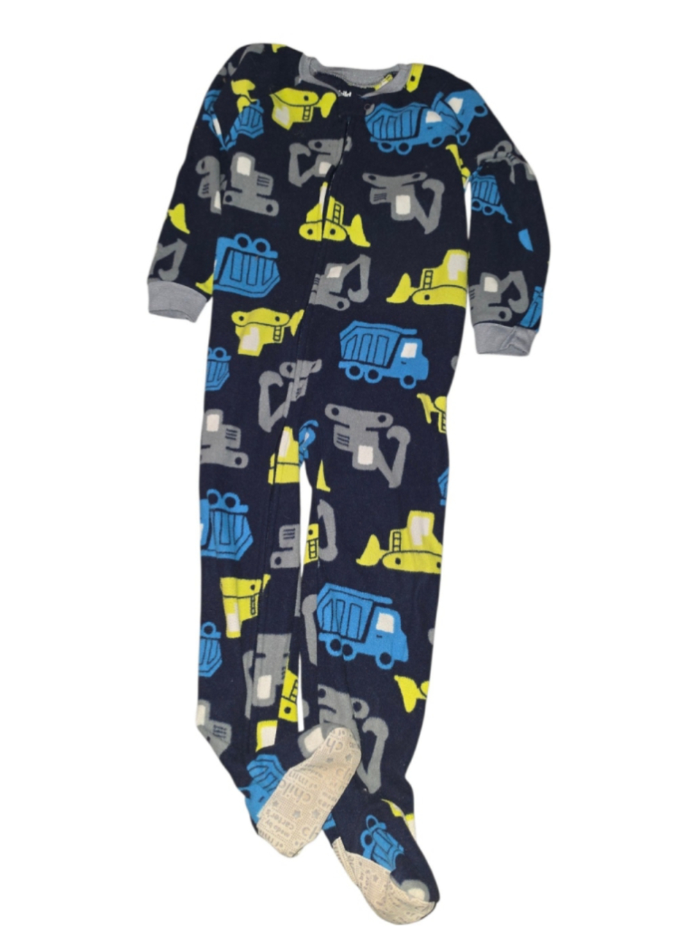 9/8/111. Boys Child Of Mine By Carters Construction Print Footie Pajamas